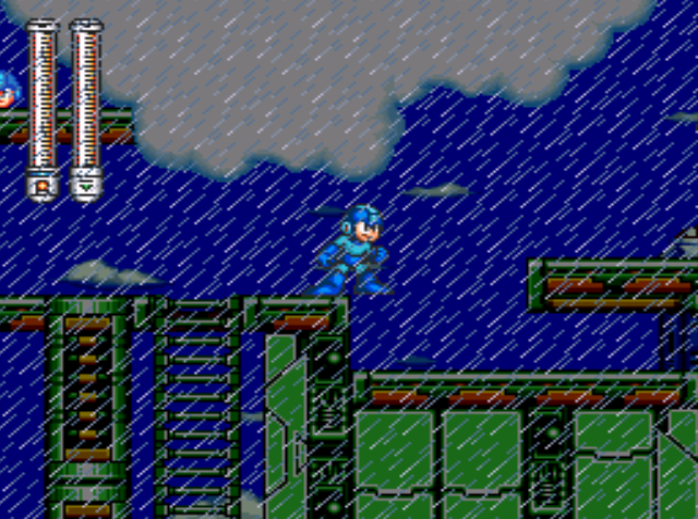 Mega Man 7 screenshot - Cloud Man